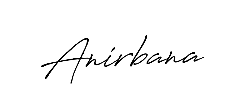 How to make Anirbana signature? Antro_Vectra_Bolder is a professional autograph style. Create handwritten signature for Anirbana name. Anirbana signature style 7 images and pictures png