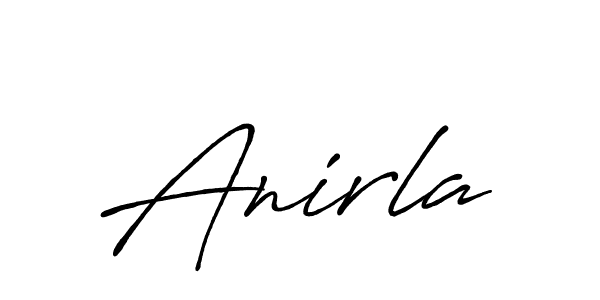 Make a beautiful signature design for name Anirla. With this signature (Antro_Vectra_Bolder) style, you can create a handwritten signature for free. Anirla signature style 7 images and pictures png