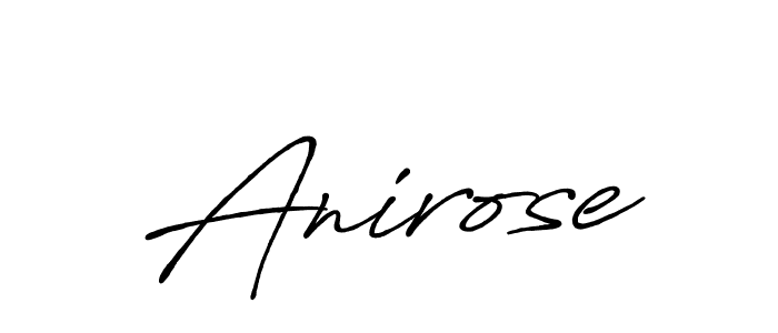 Create a beautiful signature design for name Anirose. With this signature (Antro_Vectra_Bolder) fonts, you can make a handwritten signature for free. Anirose signature style 7 images and pictures png