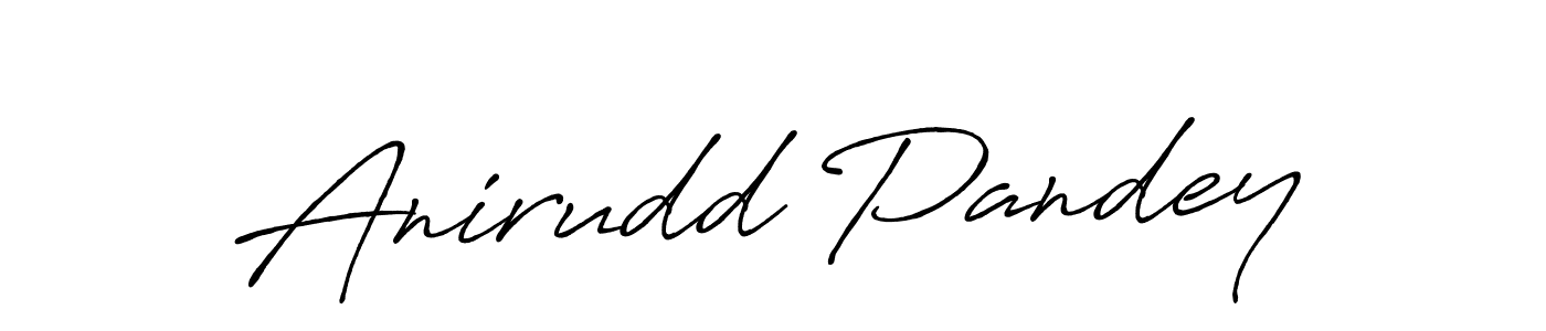 Use a signature maker to create a handwritten signature online. With this signature software, you can design (Antro_Vectra_Bolder) your own signature for name Anirudd Pandey. Anirudd Pandey signature style 7 images and pictures png
