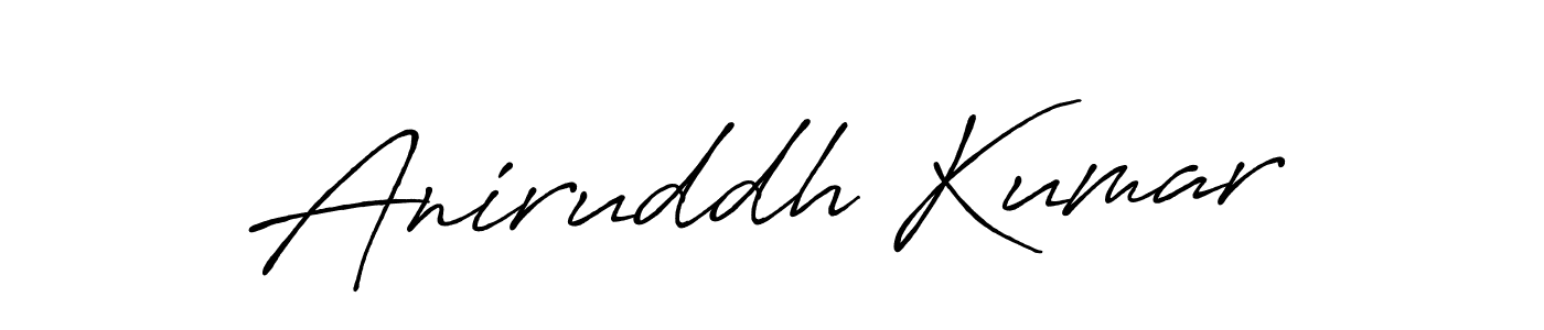 It looks lik you need a new signature style for name Aniruddh Kumar. Design unique handwritten (Antro_Vectra_Bolder) signature with our free signature maker in just a few clicks. Aniruddh Kumar signature style 7 images and pictures png