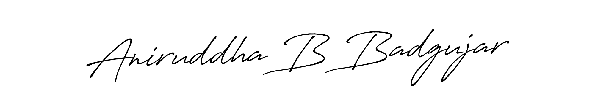 The best way (Antro_Vectra_Bolder) to make a short signature is to pick only two or three words in your name. The name Aniruddha B Badgujar include a total of six letters. For converting this name. Aniruddha B Badgujar signature style 7 images and pictures png