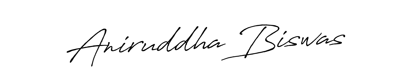 Also we have Aniruddha Biswas name is the best signature style. Create professional handwritten signature collection using Antro_Vectra_Bolder autograph style. Aniruddha Biswas signature style 7 images and pictures png