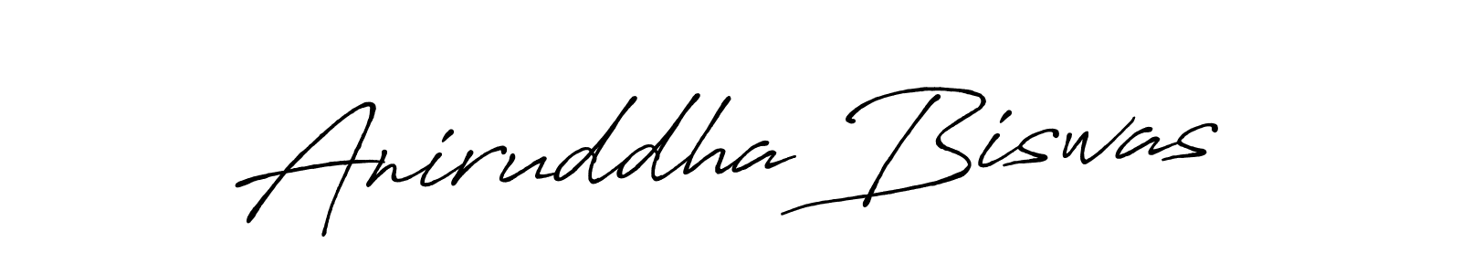 Aniruddha Biswas stylish signature style. Best Handwritten Sign (Antro_Vectra_Bolder) for my name. Handwritten Signature Collection Ideas for my name Aniruddha Biswas. Aniruddha Biswas signature style 7 images and pictures png