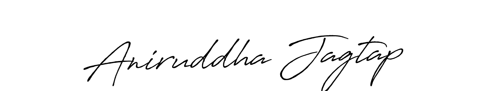 if you are searching for the best signature style for your name Aniruddha Jagtap. so please give up your signature search. here we have designed multiple signature styles  using Antro_Vectra_Bolder. Aniruddha Jagtap signature style 7 images and pictures png