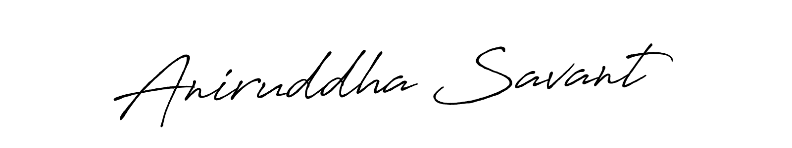 It looks lik you need a new signature style for name Aniruddha Savant. Design unique handwritten (Antro_Vectra_Bolder) signature with our free signature maker in just a few clicks. Aniruddha Savant signature style 7 images and pictures png