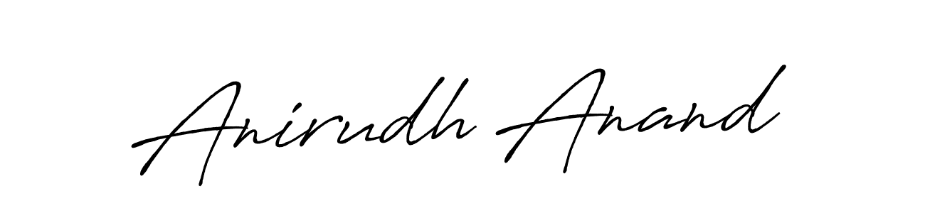 It looks lik you need a new signature style for name Anirudh Anand. Design unique handwritten (Antro_Vectra_Bolder) signature with our free signature maker in just a few clicks. Anirudh Anand signature style 7 images and pictures png