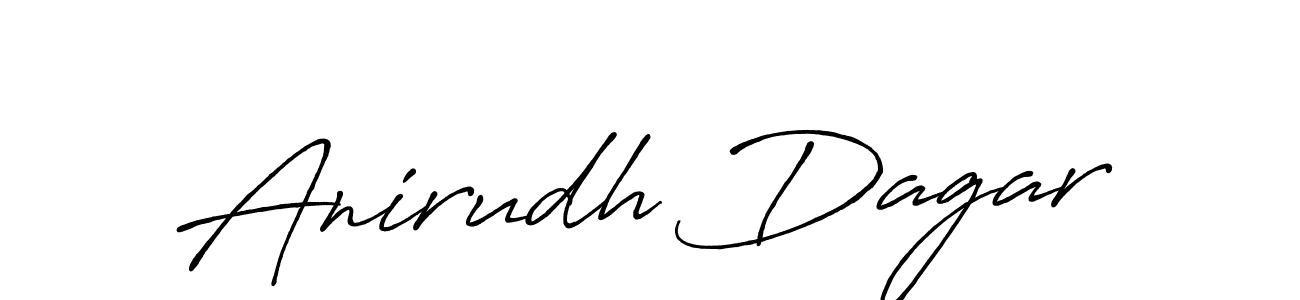 Antro_Vectra_Bolder is a professional signature style that is perfect for those who want to add a touch of class to their signature. It is also a great choice for those who want to make their signature more unique. Get Anirudh Dagar name to fancy signature for free. Anirudh Dagar signature style 7 images and pictures png