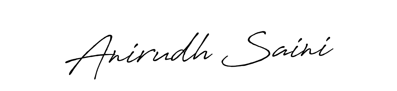Similarly Antro_Vectra_Bolder is the best handwritten signature design. Signature creator online .You can use it as an online autograph creator for name Anirudh Saini. Anirudh Saini signature style 7 images and pictures png