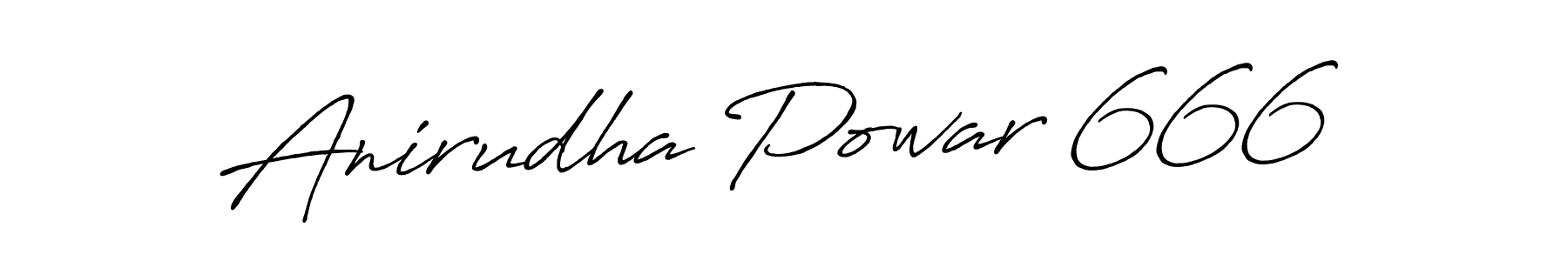 Create a beautiful signature design for name Anirudha Powar 666. With this signature (Antro_Vectra_Bolder) fonts, you can make a handwritten signature for free. Anirudha Powar 666 signature style 7 images and pictures png