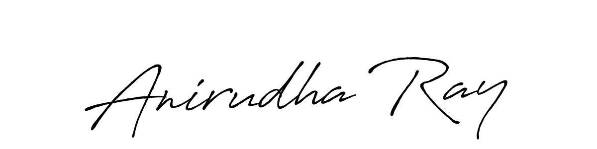 Use a signature maker to create a handwritten signature online. With this signature software, you can design (Antro_Vectra_Bolder) your own signature for name Anirudha Ray. Anirudha Ray signature style 7 images and pictures png