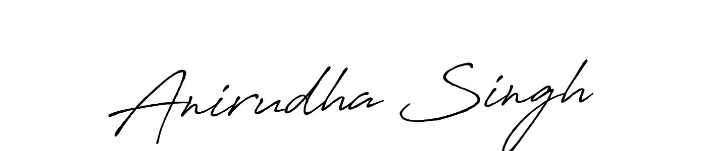 How to Draw Anirudha Singh signature style? Antro_Vectra_Bolder is a latest design signature styles for name Anirudha Singh. Anirudha Singh signature style 7 images and pictures png