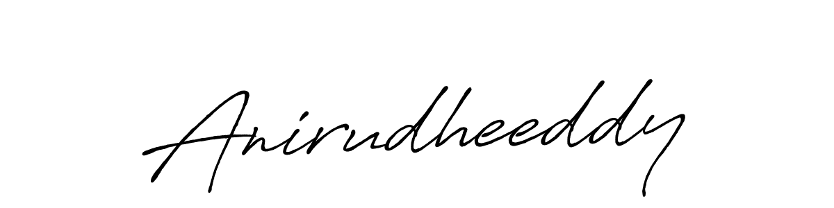 Design your own signature with our free online signature maker. With this signature software, you can create a handwritten (Antro_Vectra_Bolder) signature for name Anirudheeddy. Anirudheeddy signature style 7 images and pictures png