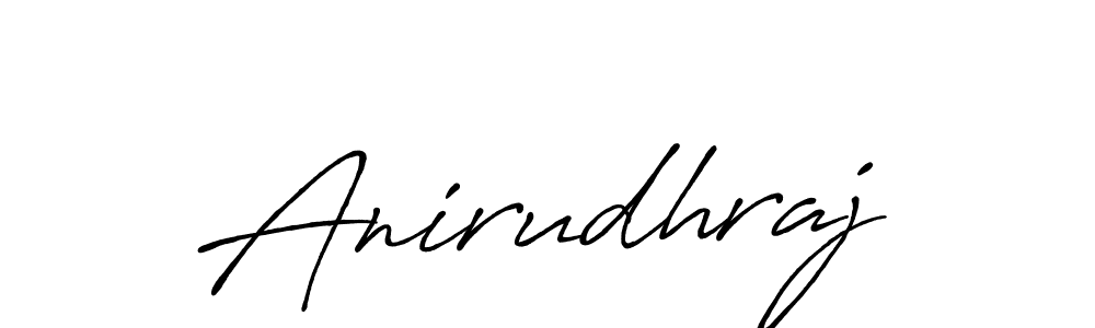 Make a beautiful signature design for name Anirudhraj. Use this online signature maker to create a handwritten signature for free. Anirudhraj signature style 7 images and pictures png