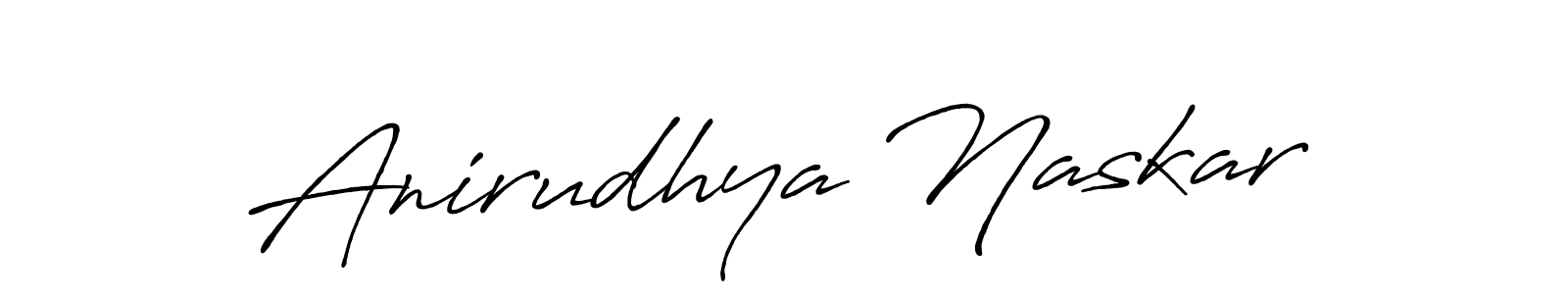 Also we have Anirudhya Naskar name is the best signature style. Create professional handwritten signature collection using Antro_Vectra_Bolder autograph style. Anirudhya Naskar signature style 7 images and pictures png