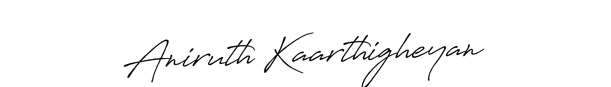 Also You can easily find your signature by using the search form. We will create Aniruth Kaarthigheyan name handwritten signature images for you free of cost using Antro_Vectra_Bolder sign style. Aniruth Kaarthigheyan signature style 7 images and pictures png