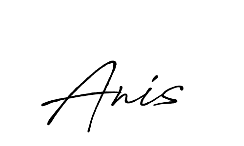 Anis  stylish signature style. Best Handwritten Sign (Antro_Vectra_Bolder) for my name. Handwritten Signature Collection Ideas for my name Anis . Anis  signature style 7 images and pictures png