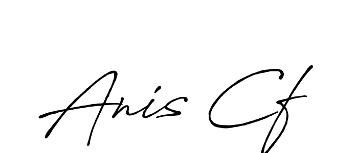 Design your own signature with our free online signature maker. With this signature software, you can create a handwritten (Antro_Vectra_Bolder) signature for name Anis Cf. Anis Cf signature style 7 images and pictures png