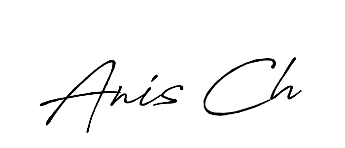 The best way (Antro_Vectra_Bolder) to make a short signature is to pick only two or three words in your name. The name Anis Ch include a total of six letters. For converting this name. Anis Ch signature style 7 images and pictures png