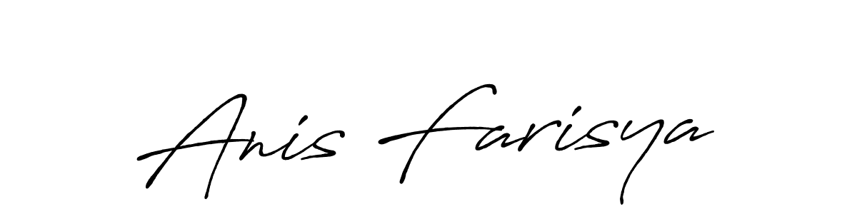 Make a beautiful signature design for name Anis Farisya. Use this online signature maker to create a handwritten signature for free. Anis Farisya signature style 7 images and pictures png