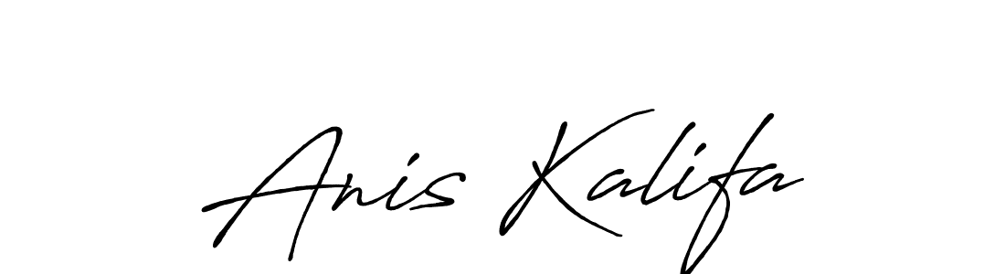 if you are searching for the best signature style for your name Anis Kalifa. so please give up your signature search. here we have designed multiple signature styles  using Antro_Vectra_Bolder. Anis Kalifa signature style 7 images and pictures png