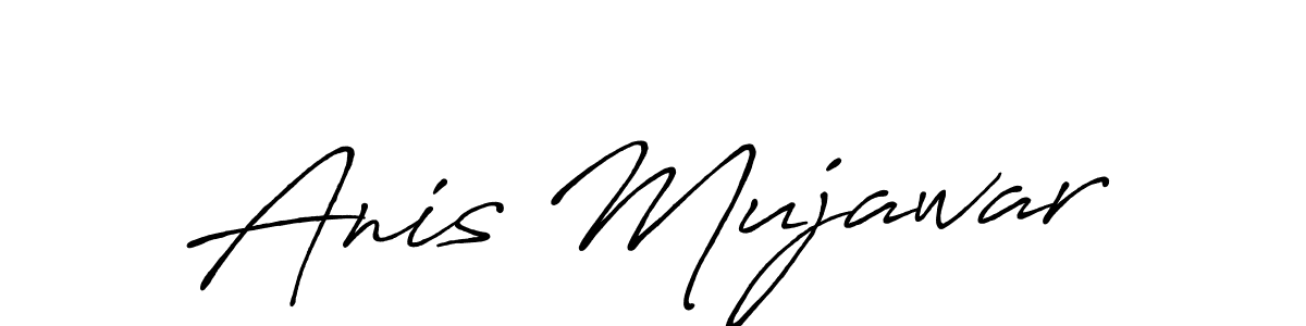 if you are searching for the best signature style for your name Anis Mujawar. so please give up your signature search. here we have designed multiple signature styles  using Antro_Vectra_Bolder. Anis Mujawar signature style 7 images and pictures png