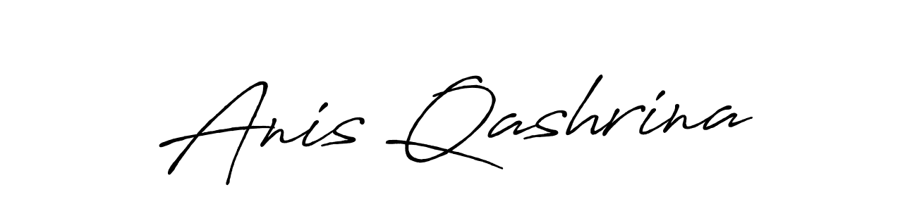 Make a beautiful signature design for name Anis Qashrina. Use this online signature maker to create a handwritten signature for free. Anis Qashrina signature style 7 images and pictures png