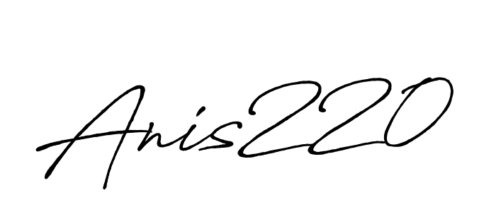 How to Draw Anis220 signature style? Antro_Vectra_Bolder is a latest design signature styles for name Anis220. Anis220 signature style 7 images and pictures png