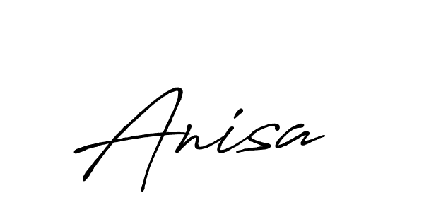 Once you've used our free online signature maker to create your best signature Antro_Vectra_Bolder style, it's time to enjoy all of the benefits that Anisa  name signing documents. Anisa  signature style 7 images and pictures png