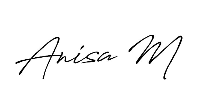 Here are the top 10 professional signature styles for the name Anisa M. These are the best autograph styles you can use for your name. Anisa M signature style 7 images and pictures png