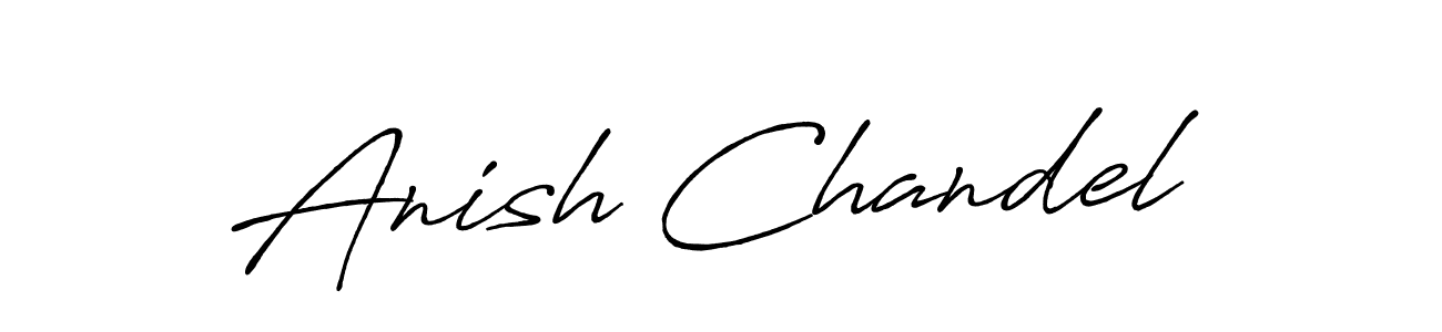 Similarly Antro_Vectra_Bolder is the best handwritten signature design. Signature creator online .You can use it as an online autograph creator for name Anish Chandel. Anish Chandel signature style 7 images and pictures png