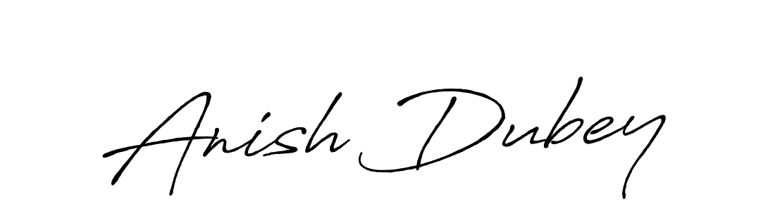 Also You can easily find your signature by using the search form. We will create Anish Dubey name handwritten signature images for you free of cost using Antro_Vectra_Bolder sign style. Anish Dubey signature style 7 images and pictures png