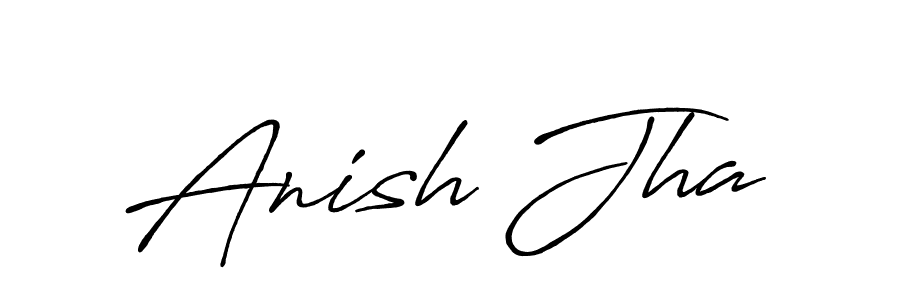 It looks lik you need a new signature style for name Anish Jha. Design unique handwritten (Antro_Vectra_Bolder) signature with our free signature maker in just a few clicks. Anish Jha signature style 7 images and pictures png