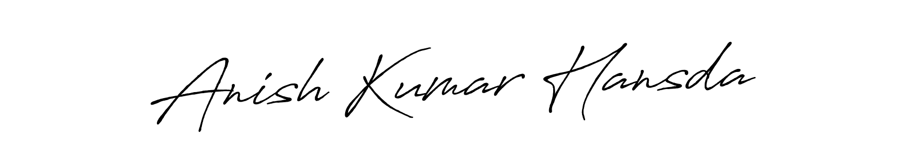 It looks lik you need a new signature style for name Anish Kumar Hansda. Design unique handwritten (Antro_Vectra_Bolder) signature with our free signature maker in just a few clicks. Anish Kumar Hansda signature style 7 images and pictures png