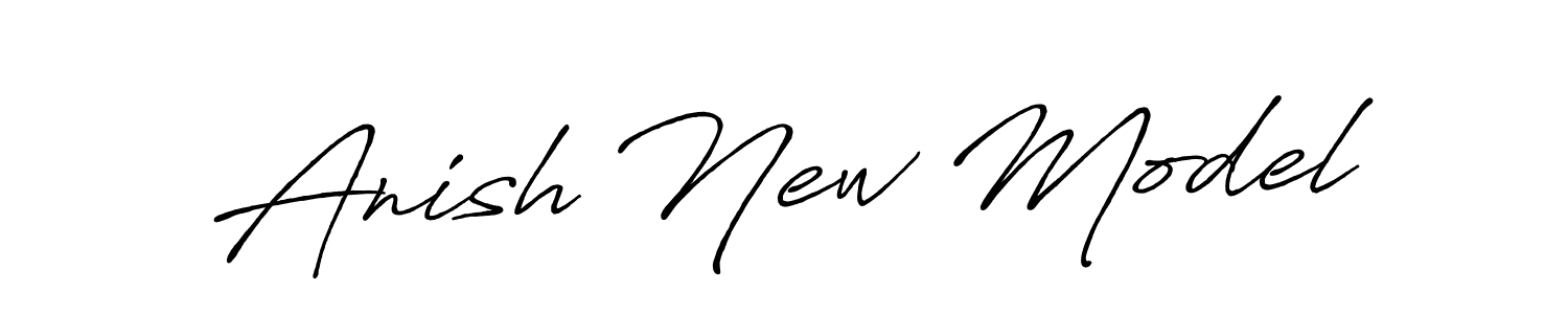 How to make Anish New Model signature? Antro_Vectra_Bolder is a professional autograph style. Create handwritten signature for Anish New Model name. Anish New Model signature style 7 images and pictures png