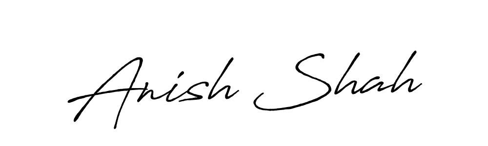 How to make Anish Shah signature? Antro_Vectra_Bolder is a professional autograph style. Create handwritten signature for Anish Shah name. Anish Shah signature style 7 images and pictures png