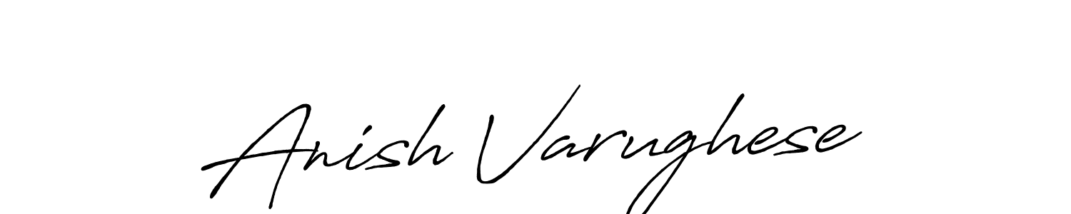 Also we have Anish Varughese name is the best signature style. Create professional handwritten signature collection using Antro_Vectra_Bolder autograph style. Anish Varughese signature style 7 images and pictures png
