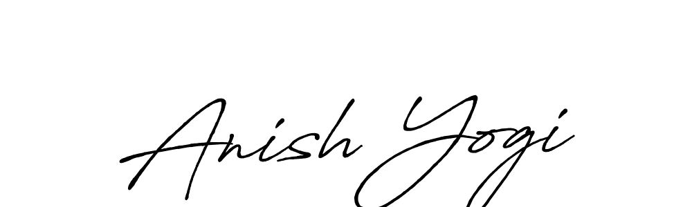 Make a beautiful signature design for name Anish Yogi. Use this online signature maker to create a handwritten signature for free. Anish Yogi signature style 7 images and pictures png