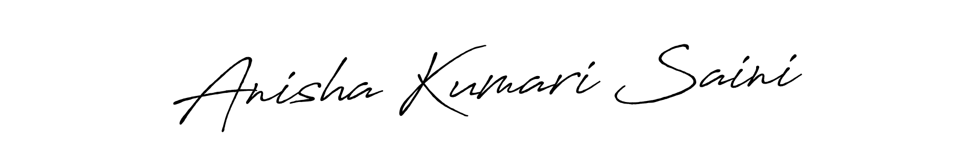 Use a signature maker to create a handwritten signature online. With this signature software, you can design (Antro_Vectra_Bolder) your own signature for name Anisha Kumari Saini. Anisha Kumari Saini signature style 7 images and pictures png