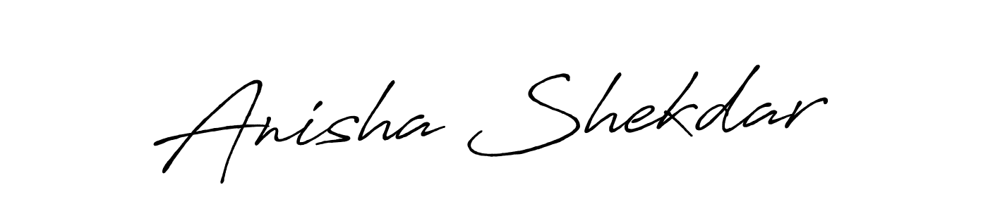 You can use this online signature creator to create a handwritten signature for the name Anisha Shekdar. This is the best online autograph maker. Anisha Shekdar signature style 7 images and pictures png