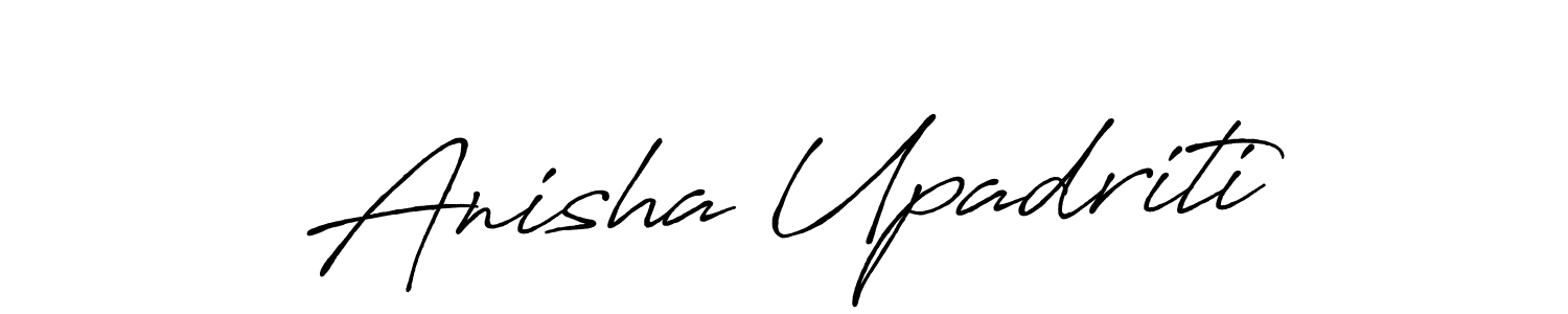Here are the top 10 professional signature styles for the name Anisha Upadriti. These are the best autograph styles you can use for your name. Anisha Upadriti signature style 7 images and pictures png