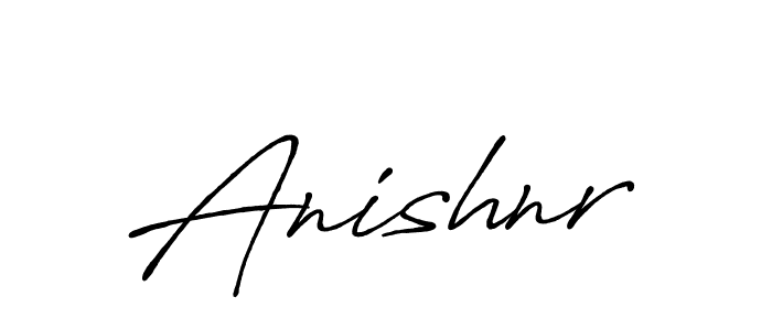 Make a beautiful signature design for name Anishnr. Use this online signature maker to create a handwritten signature for free. Anishnr signature style 7 images and pictures png