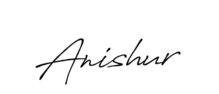 How to make Anishur signature? Antro_Vectra_Bolder is a professional autograph style. Create handwritten signature for Anishur name. Anishur signature style 7 images and pictures png