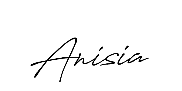 Design your own signature with our free online signature maker. With this signature software, you can create a handwritten (Antro_Vectra_Bolder) signature for name Anisia. Anisia signature style 7 images and pictures png