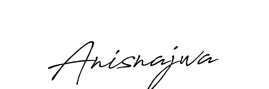 Make a beautiful signature design for name Anisnajwa. Use this online signature maker to create a handwritten signature for free. Anisnajwa signature style 7 images and pictures png