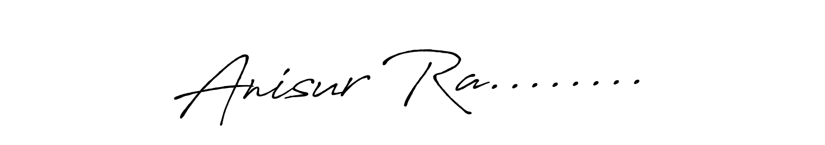 Use a signature maker to create a handwritten signature online. With this signature software, you can design (Antro_Vectra_Bolder) your own signature for name Anisur Ra......... Anisur Ra........ signature style 7 images and pictures png