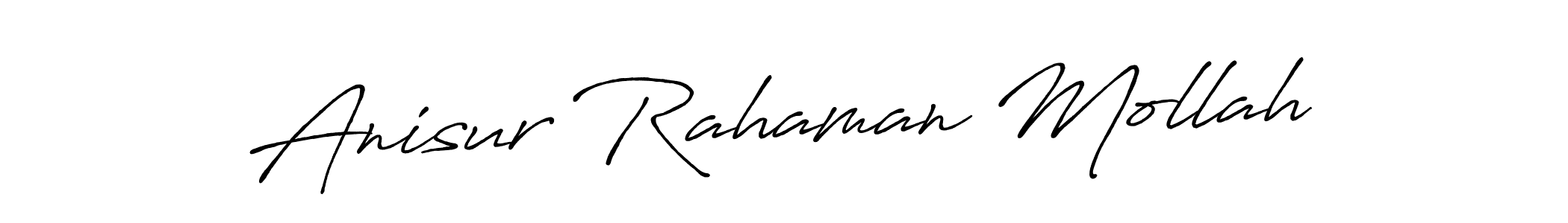 You should practise on your own different ways (Antro_Vectra_Bolder) to write your name (Anisur Rahaman Mollah) in signature. don't let someone else do it for you. Anisur Rahaman Mollah signature style 7 images and pictures png