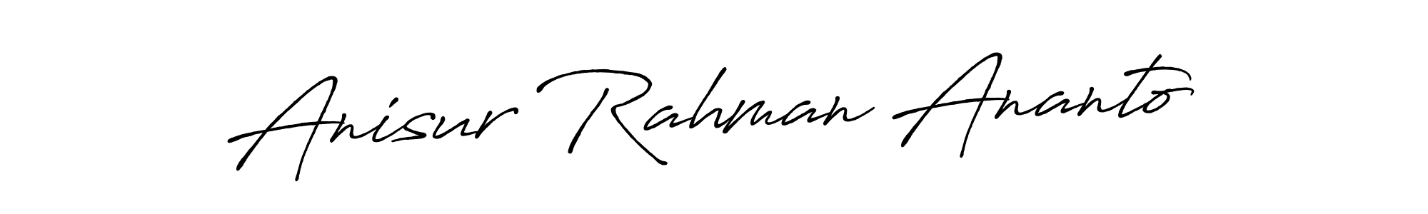 Make a beautiful signature design for name Anisur Rahman Ananto. Use this online signature maker to create a handwritten signature for free. Anisur Rahman Ananto signature style 7 images and pictures png