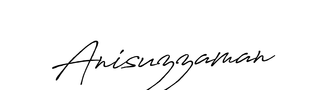 How to make Anisuzzaman name signature. Use Antro_Vectra_Bolder style for creating short signs online. This is the latest handwritten sign. Anisuzzaman signature style 7 images and pictures png