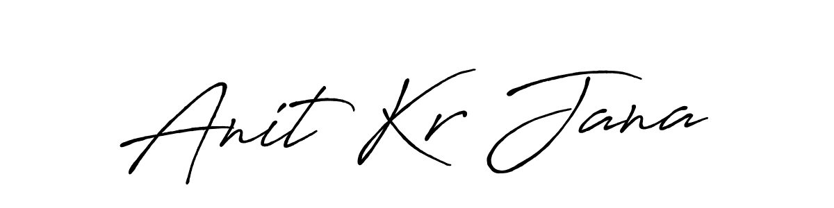 Also You can easily find your signature by using the search form. We will create Anit Kr Jana name handwritten signature images for you free of cost using Antro_Vectra_Bolder sign style. Anit Kr Jana signature style 7 images and pictures png